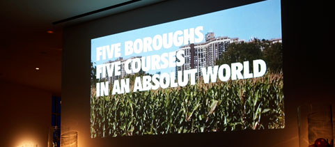 An Absolut Eco-Dinner
