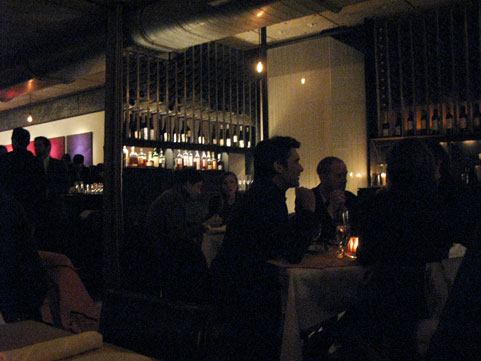 Craft's private dining room turned haven of frugality.