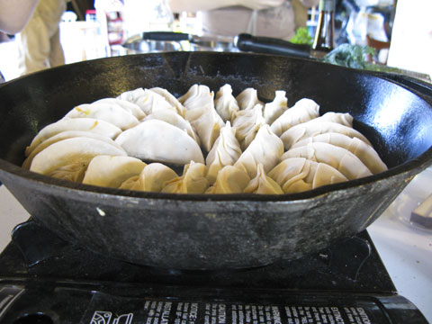 Hot, steamy dumplings!