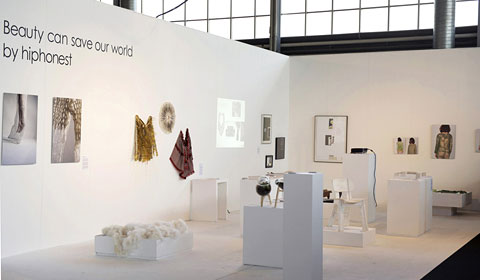 Hiphonest exhibition, 'Beauty Can Save Our World', at Berlin Fashion Week's The Key (June 2009)