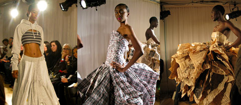 Recycled Couture at NY Fashion Week