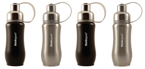 Good-looking reusable bottles from Thinksport.