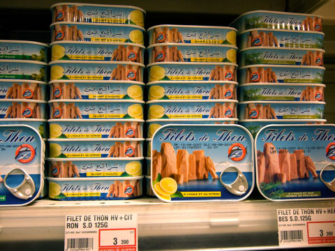 neilbanas_tuna Tuna often contains high levels of toxins, pair that with the BPA in most can liners and you have a recipe for disaster. Photo by Neil Banas.