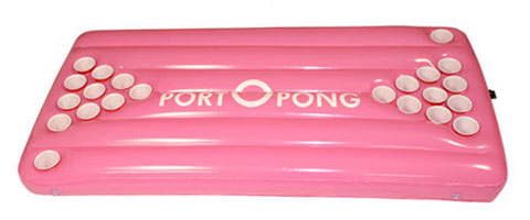 Pink beer pong float, anyone?