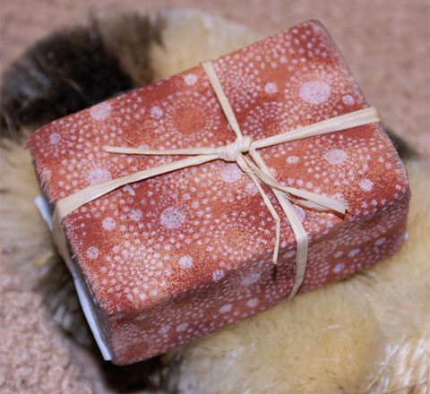 Pretty packaging makes these soaps well-suited to gift-giving.