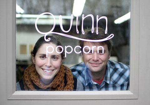 GL_QuinnPopcorn_5 Kristy and Coulter Lewis, Founders of Quinn Popcorn. The company is named after their son.