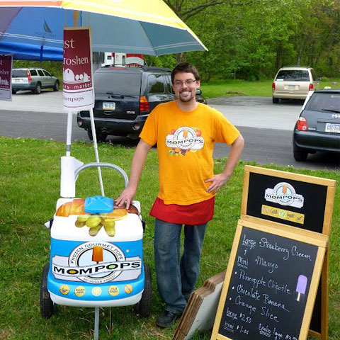 Look out for the Mompops cart at Farmers Markets in and around Philadelphia.