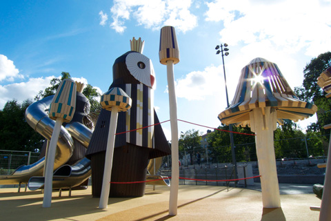 Monstrum's New Playground in Kristinebergs Slottspark, Stockholm
